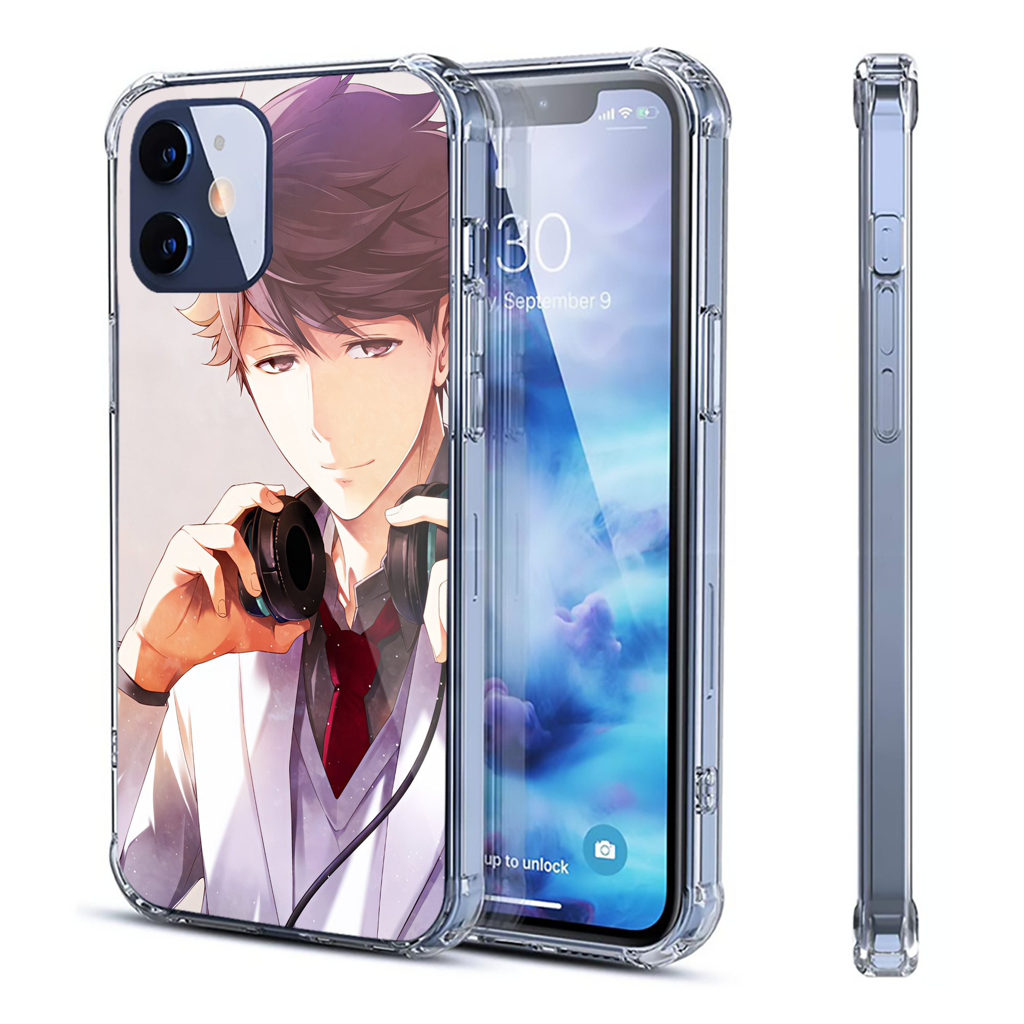 （画像用） ハイキュー!! Haikyu!! 【iPhone 12シリーズ対応】透明スマホケース（クリアソフトケース）